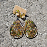 Handmade Floral Resin Earrings