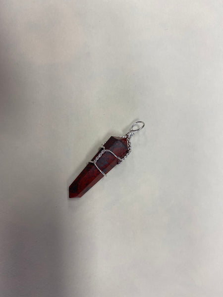 Red Jasper Polished Pendant