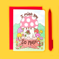 I miss you so mush Greeting Card