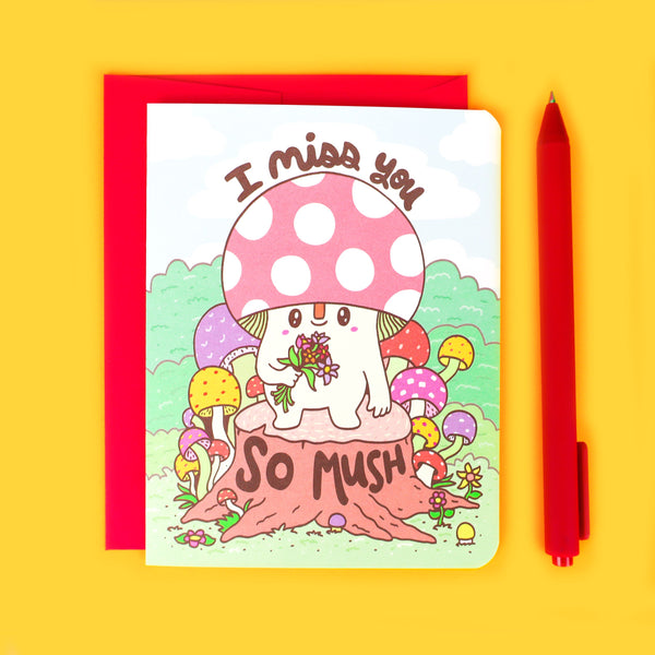 I miss you so mush Greeting Card