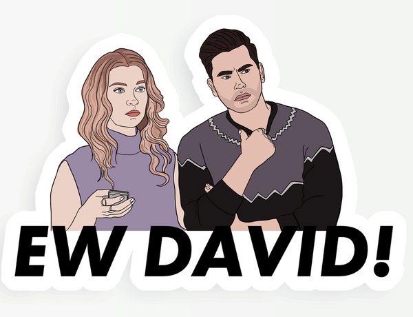 Ew David Vinyl Sticker