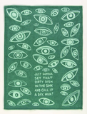 Dishes in the Sink Blue Q Tea Towel