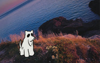 Saint John Ghostie Postie Seaside Pup Print