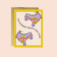 Wheely Happy For You Greeting Card