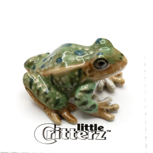 Rana Leopard Frog Little Critterz Figurine