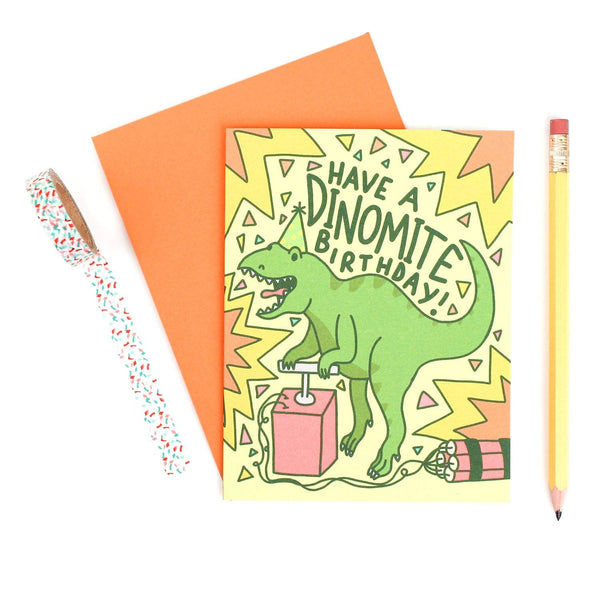 Dino-Mite Birthday Card