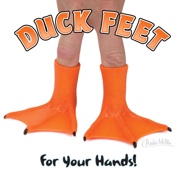 Duck Feet Finger Puppets