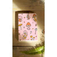 Pink Mushrooms Notebook