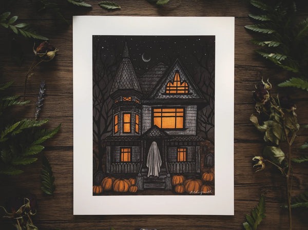 Gloomy Grove Niki Quist Ghost Print - House of Midnight