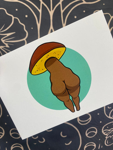 Mushroom Butt Prints 2.0