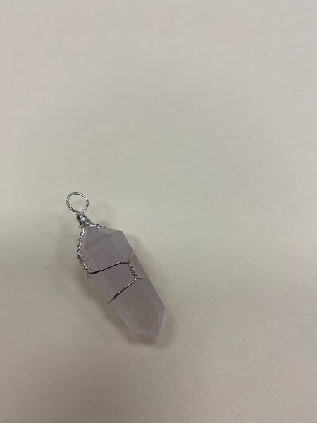 Rose Quartz Polished Pendant