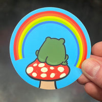 Froggy Butt Sticker