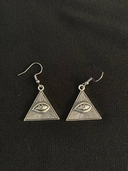 Illuminati Eye Earrings