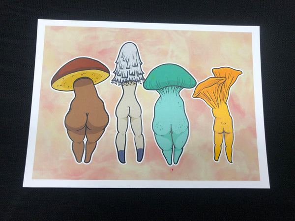 Mushroom Butt Print No. 2