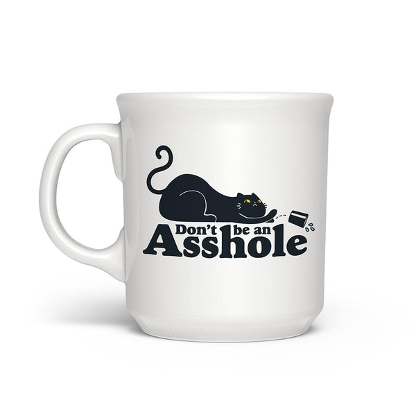 Don't Be an Asshole Cat Mug