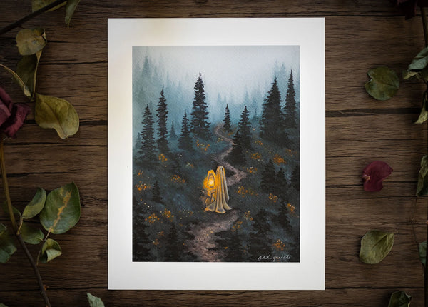 Gloomy Grove Niki Quist Ghost Print - Wander
